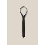 Corbata de Piel Negra
