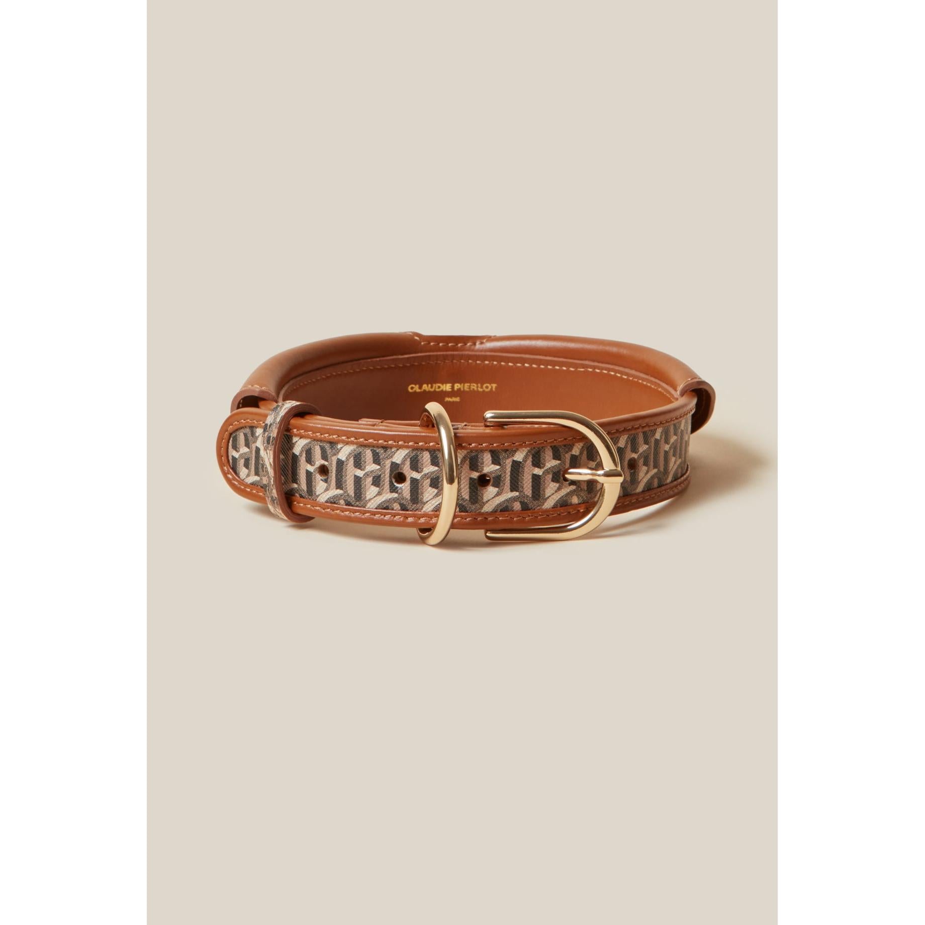 Collier Chien Monogramme Cp