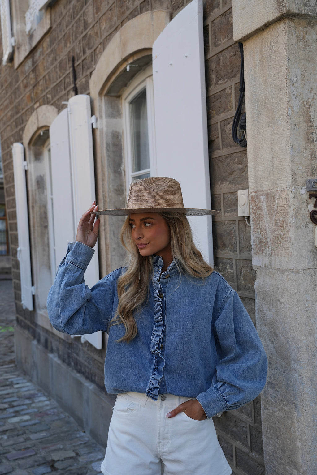 Chemise En Jean Malory - Bleue
