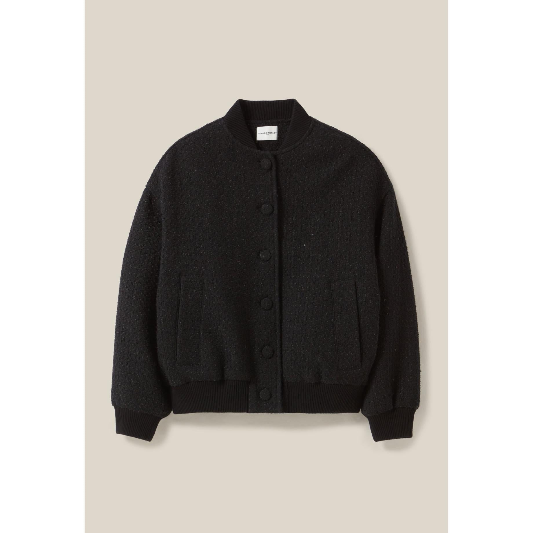 Claudie Pierlot - Bomber Tweed Noir