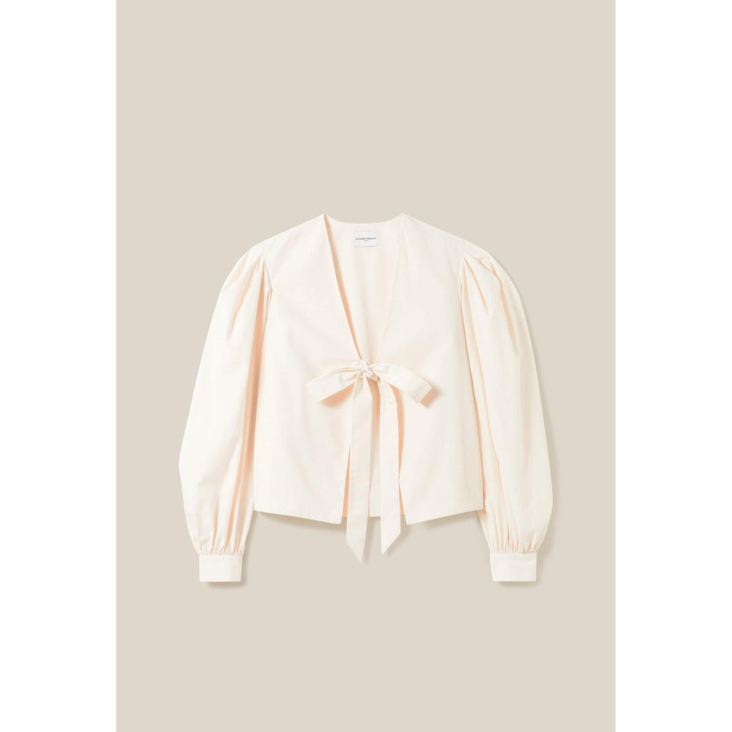 Blusa Cuello En V Para Anudar