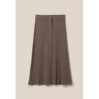 Claudie Pierlot - Falda Plisada Abotonada Midi