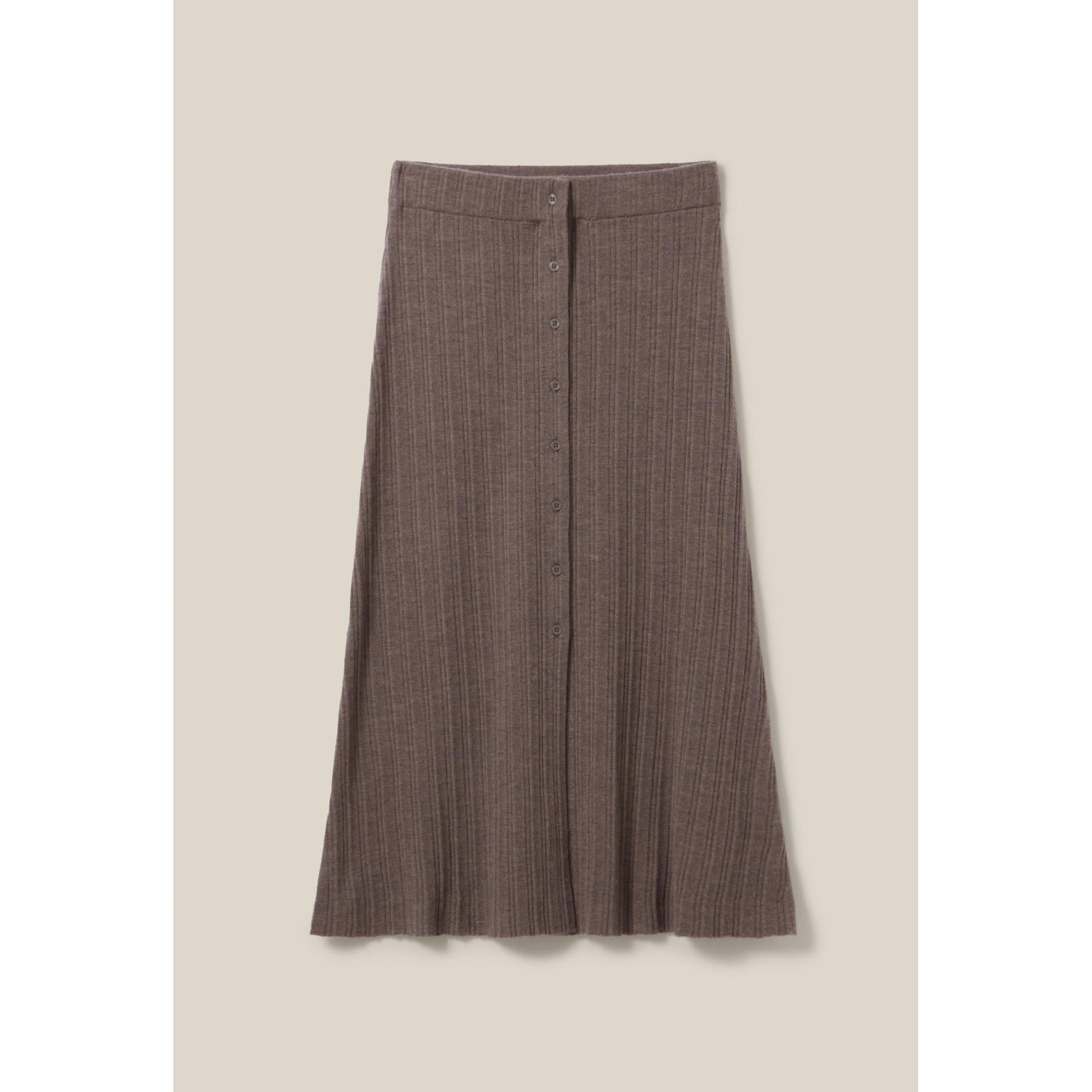 Claudie Pierlot - Falda Plisada Abotonada Midi