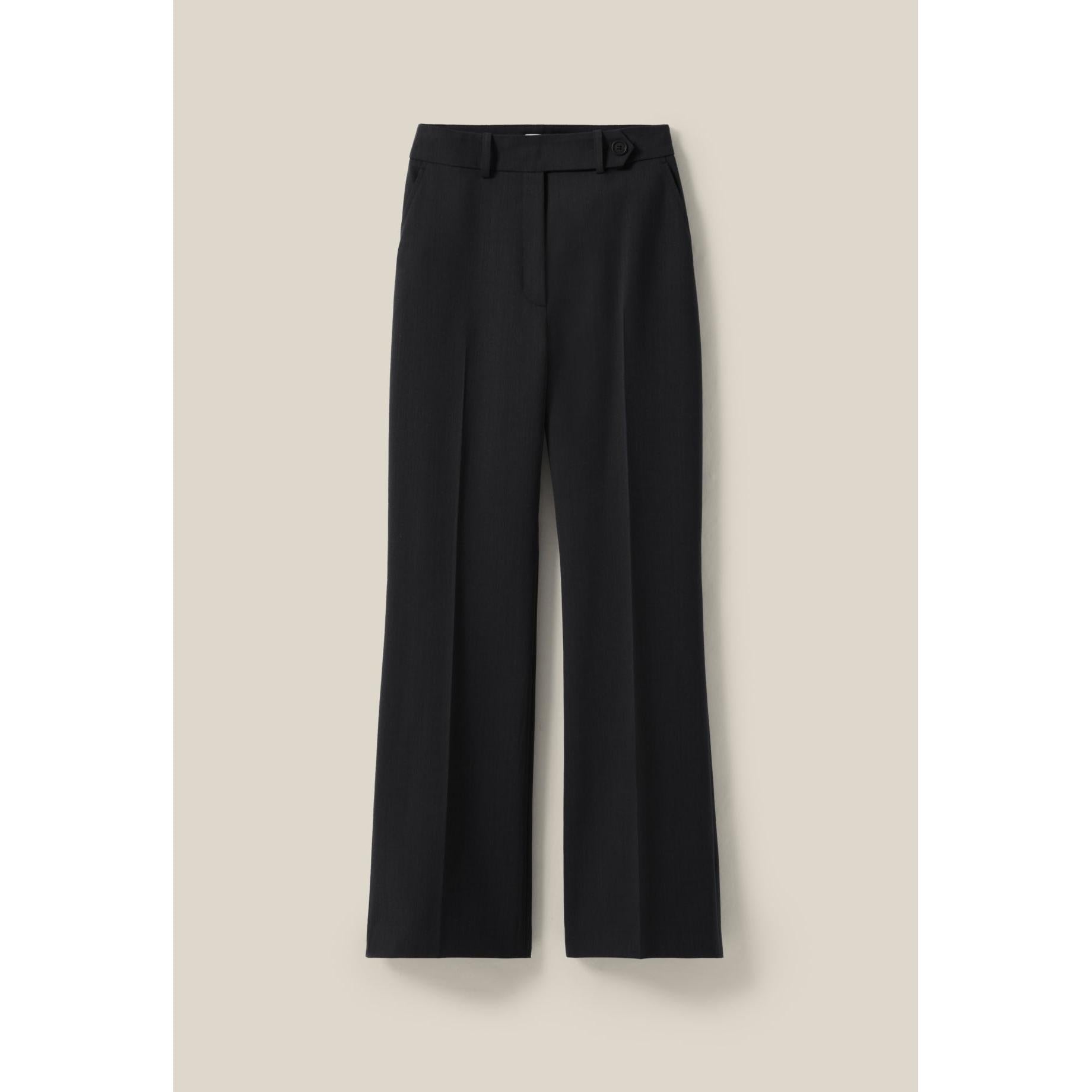 Claudie Pierlot - Pantalon Tailleur Laine Marine