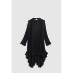 Robe Plissée À Volant