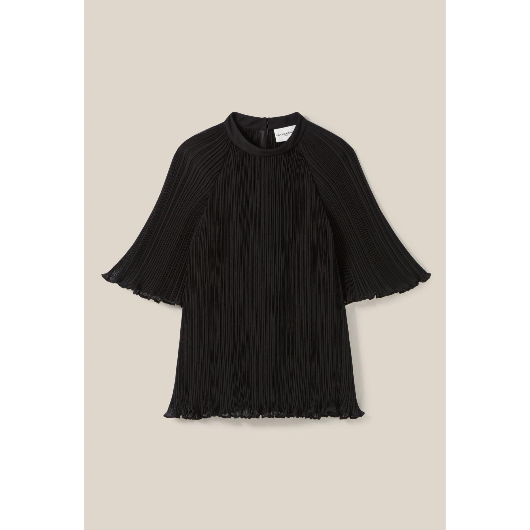 Claudie Pierlot - Top fluido plisado