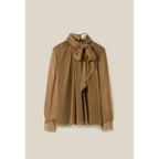Claudie Pierlot - Blouse Lavallière Carreaux Fluide