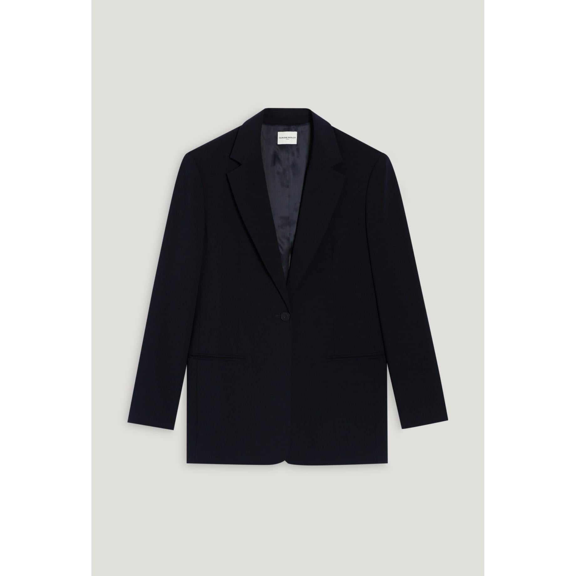 Chaqueta de traje extragrande azul marino