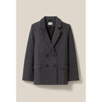 Claudie Pierlot - Veste Tailleur Rayée Oversized