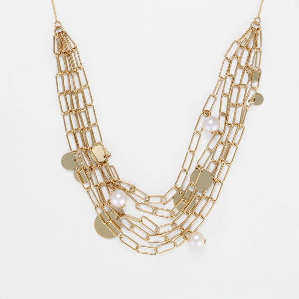 “Cosmos” Necklace 375/1000 Yellow Gold