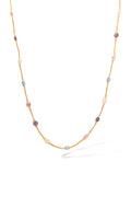 Collier "Constellation Ovale Pastel" Or Jaune 375/1000 et Zirconium