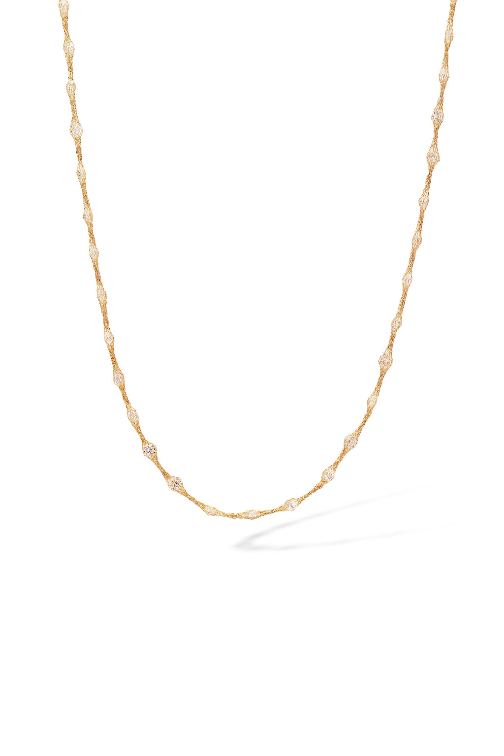 Collier "Constellation Ovale" Or Jaune 375/1000 et Zirconium