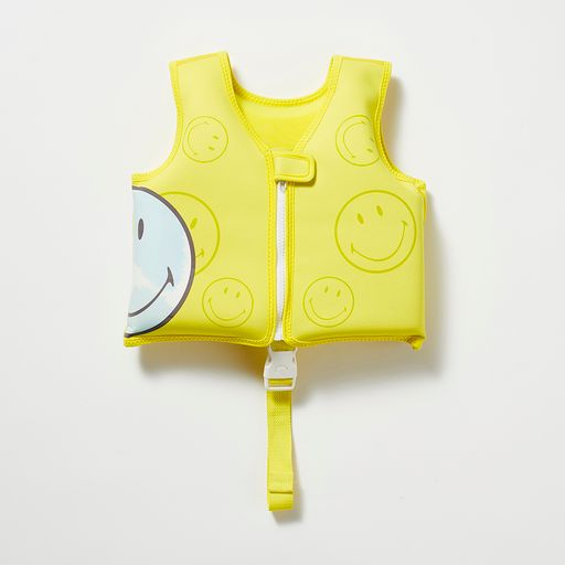 Smiley Swimming Vest - Yellow
