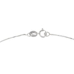 "Goutte D'Azur 0.35Ct/1" White Gold 375/1000 and Topaz Necklace