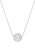“Bulle De Crystal” Necklace 375/1000 White Gold