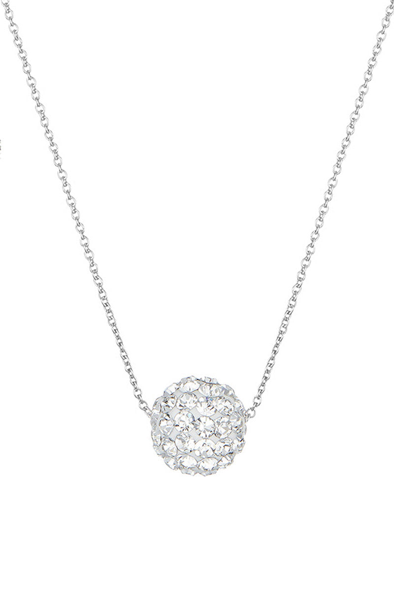 “Bulle De Crystal” Necklace 375/1000 White Gold
