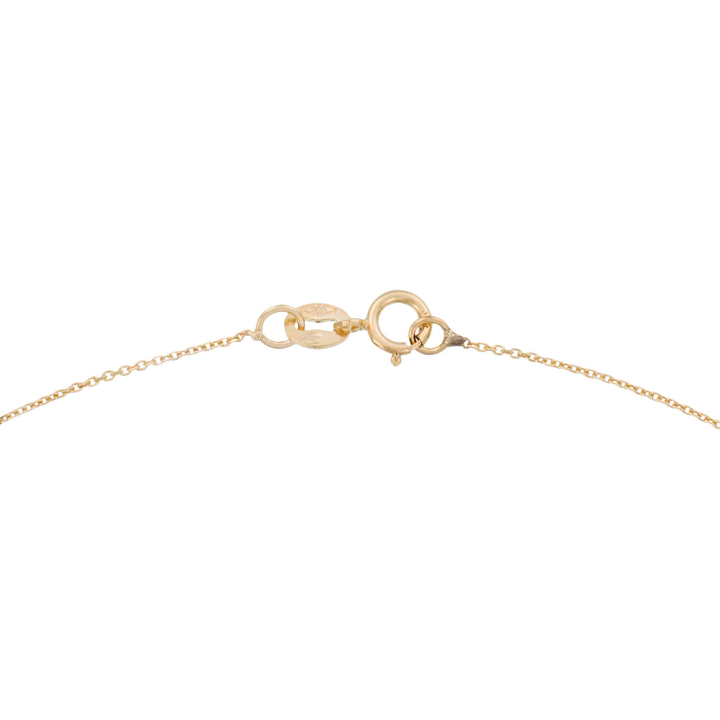 Collar de oro y topacio