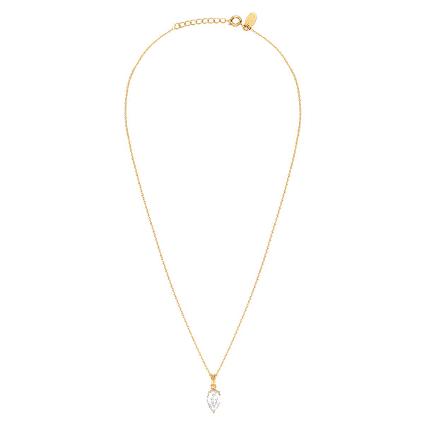 Collier Chacha Doré Blanc