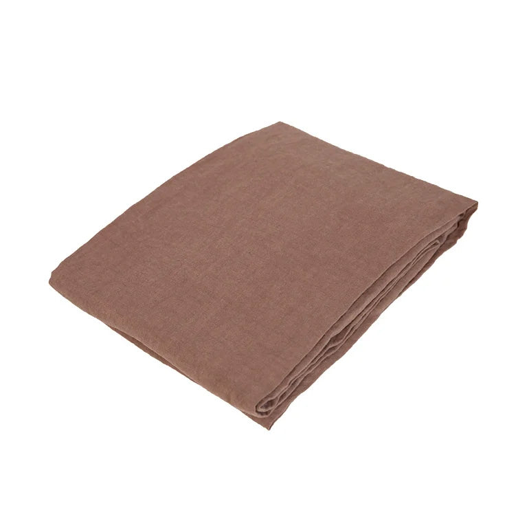 Drap Housse En Lin Lavé 90X200 Cm
