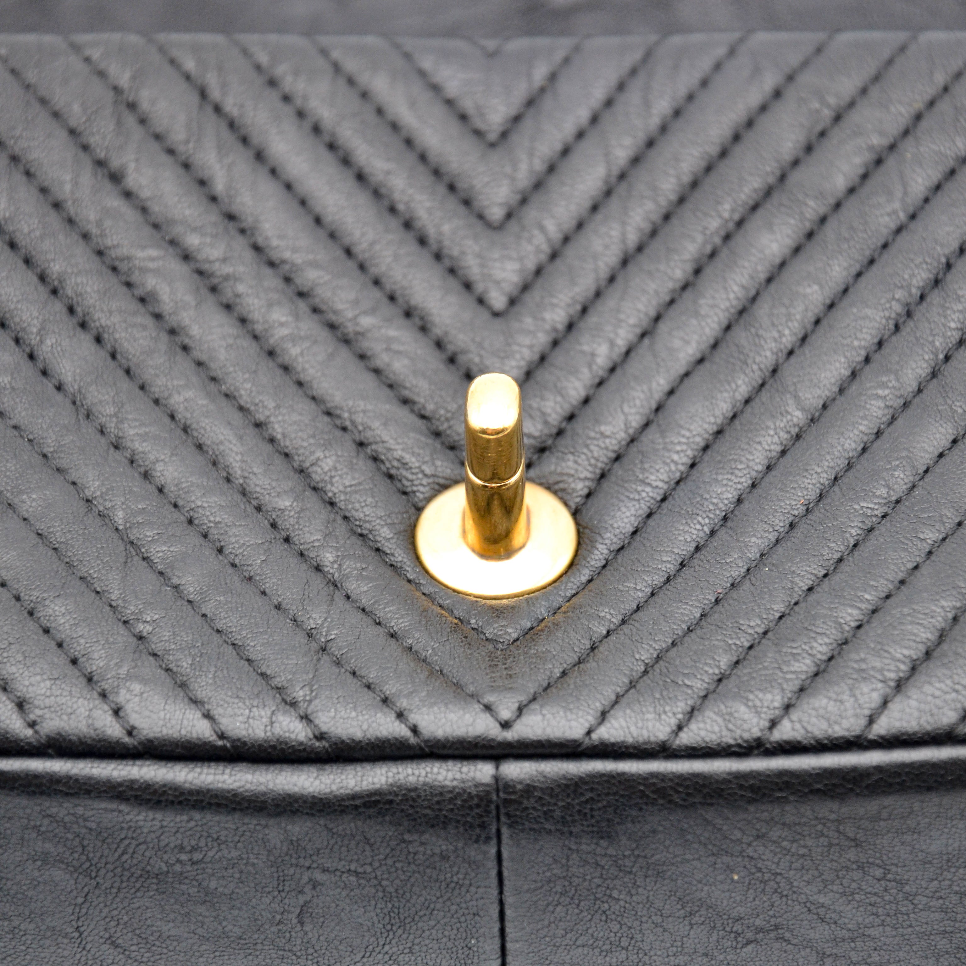 Chanel Timeless Single Flap Chevron