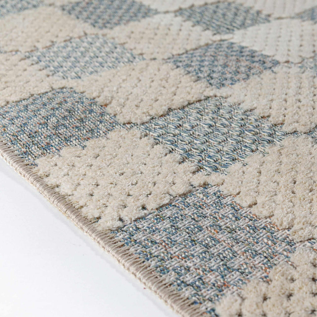 Muted Checkerboard – Chodnik dywanowy nadający się do prania