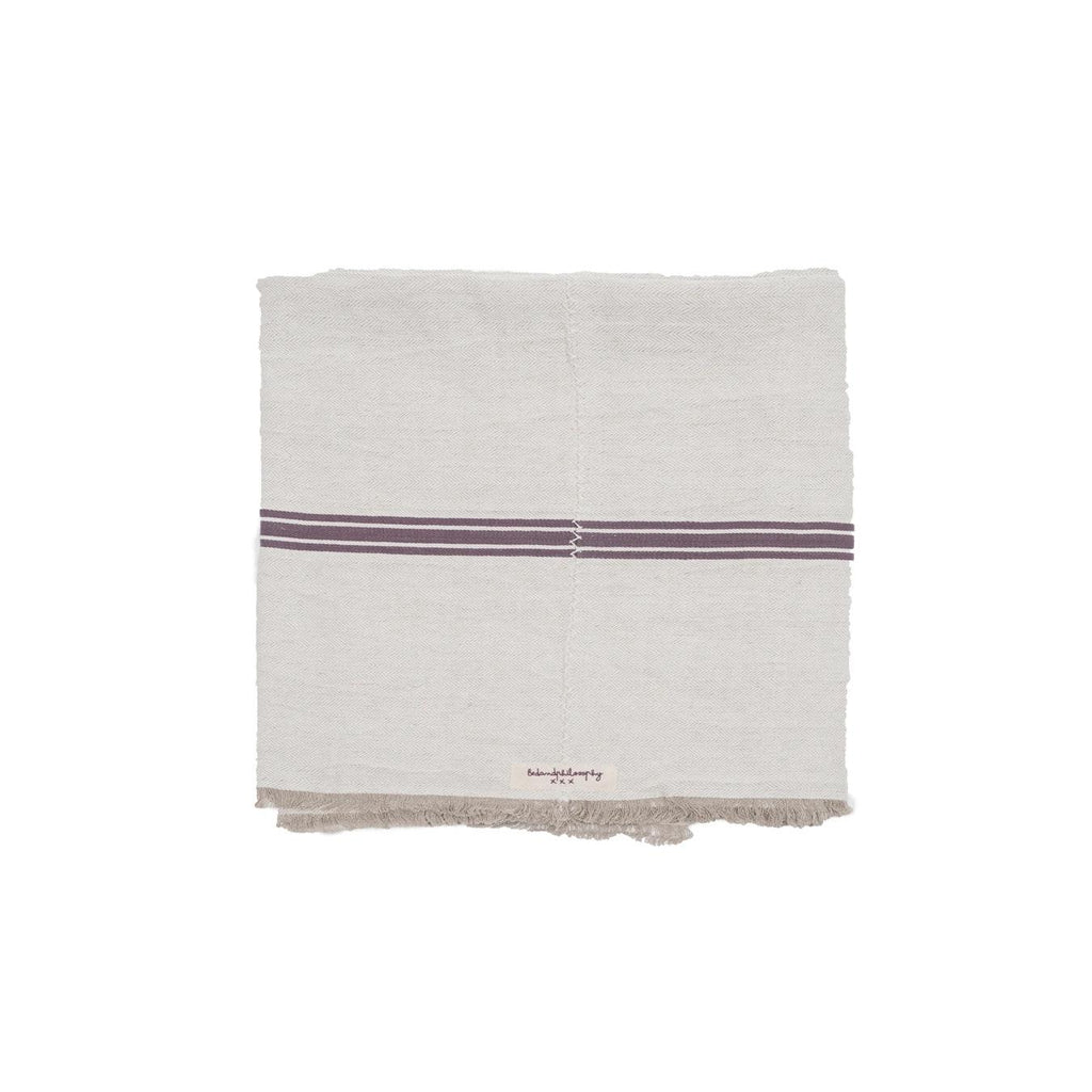 Nappe En Lin Chevron - Charlot - Figue