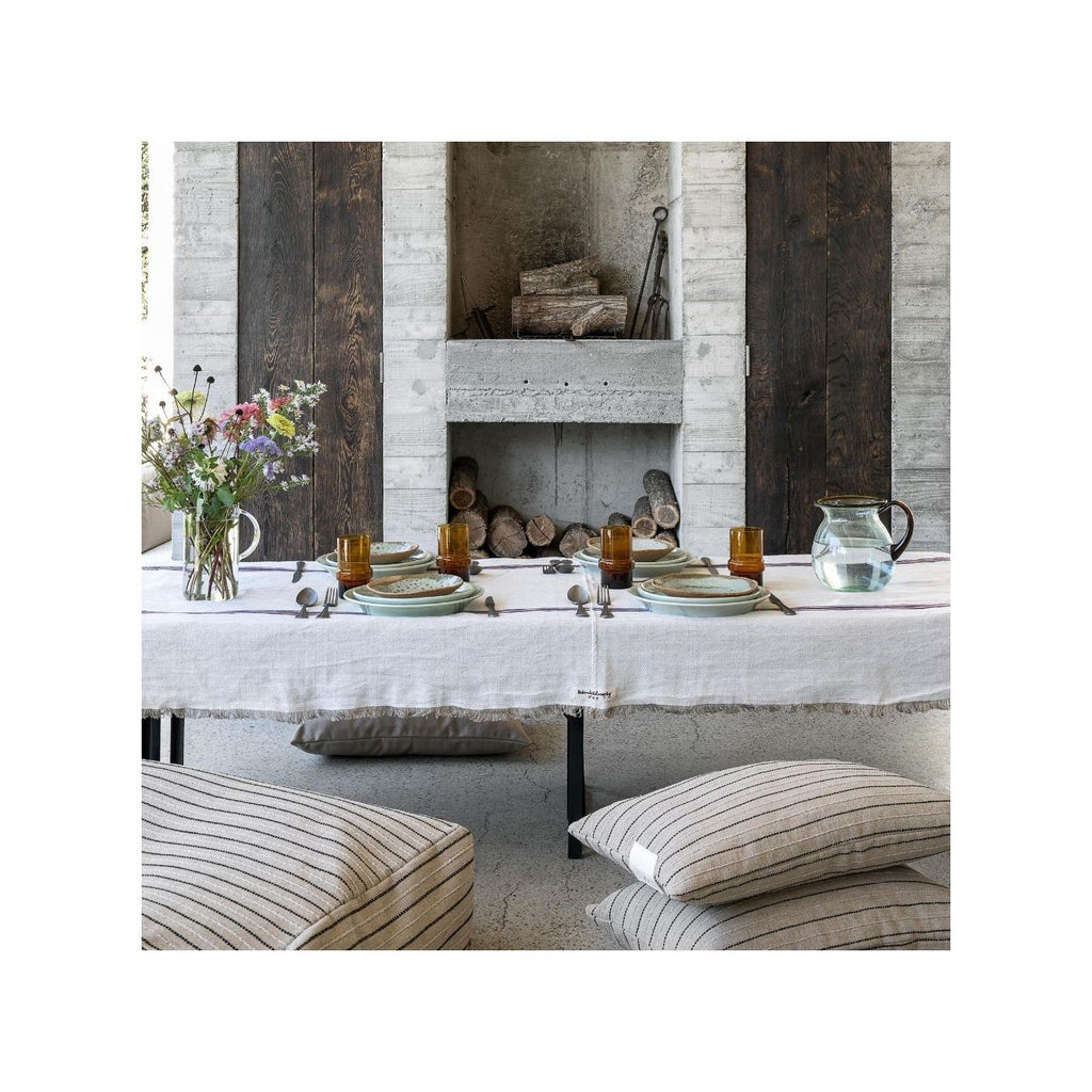 Nappe En Lin Chevron - Charlot - Figue