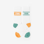 Chaussettes Chaussettes - Vert & Orange - Light