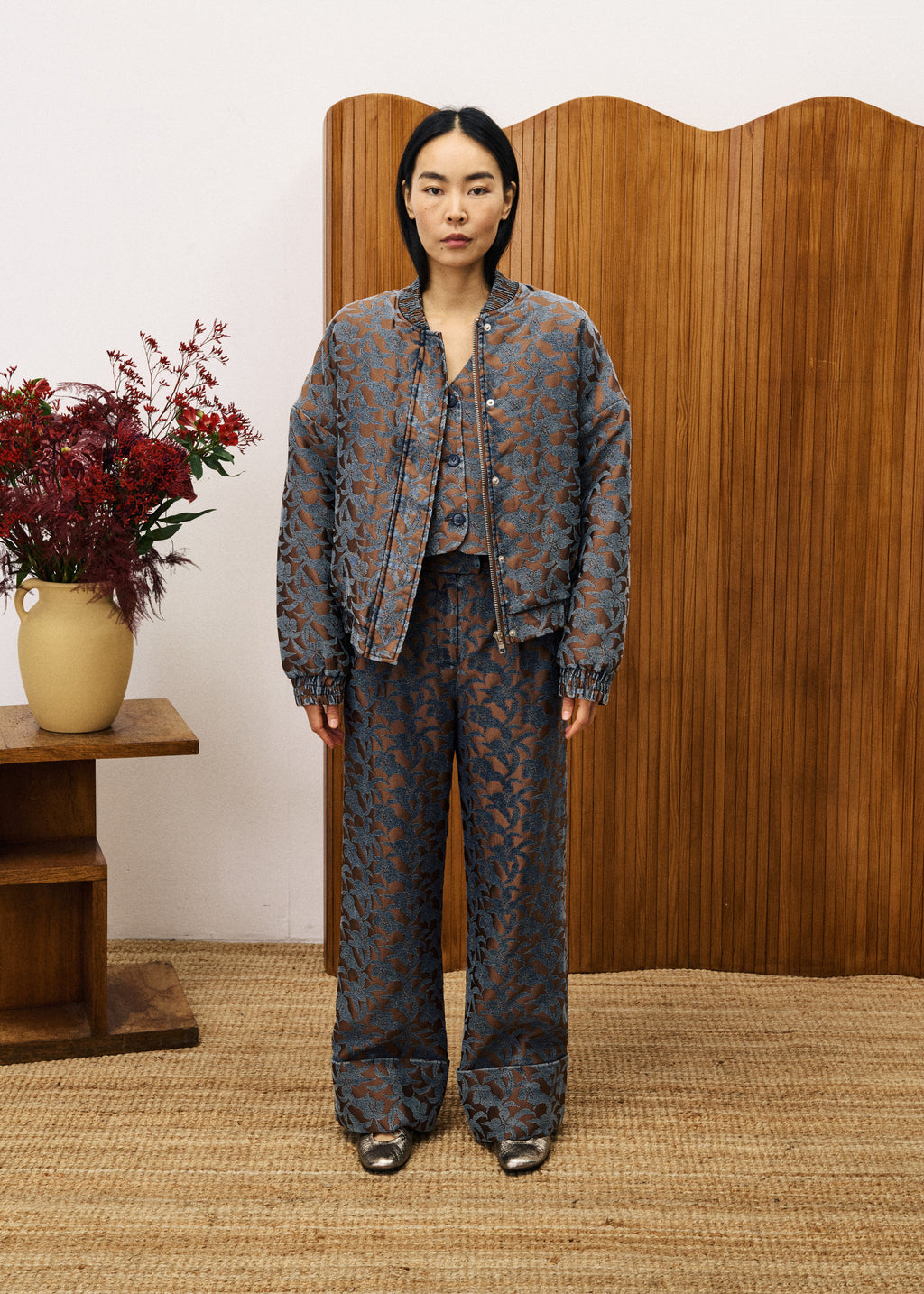 Pantalon Vian - Marron Glace