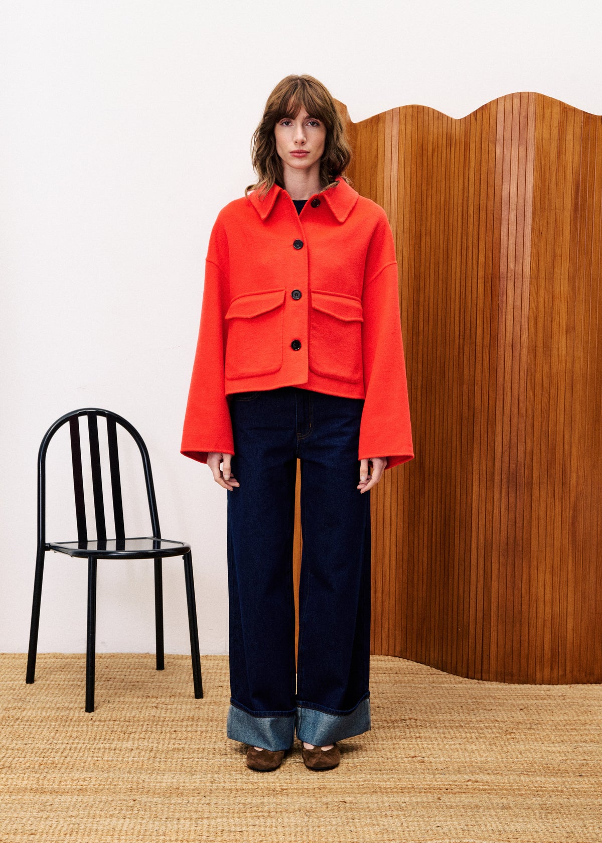 Manteau Capucine - Rouge
