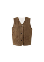 Gilet Goberian - Marron Glace