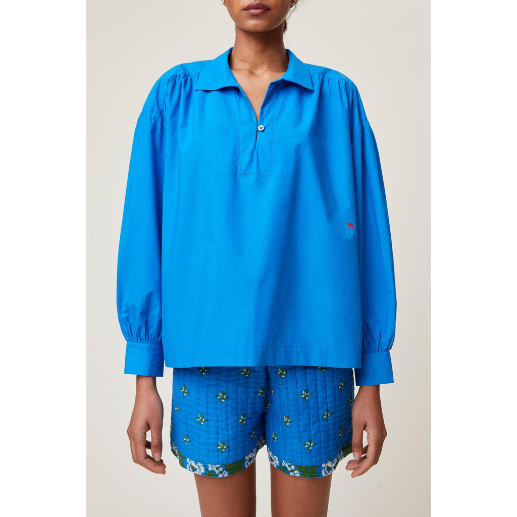 Camisa Malou N°731 - Popelina Blue Worker