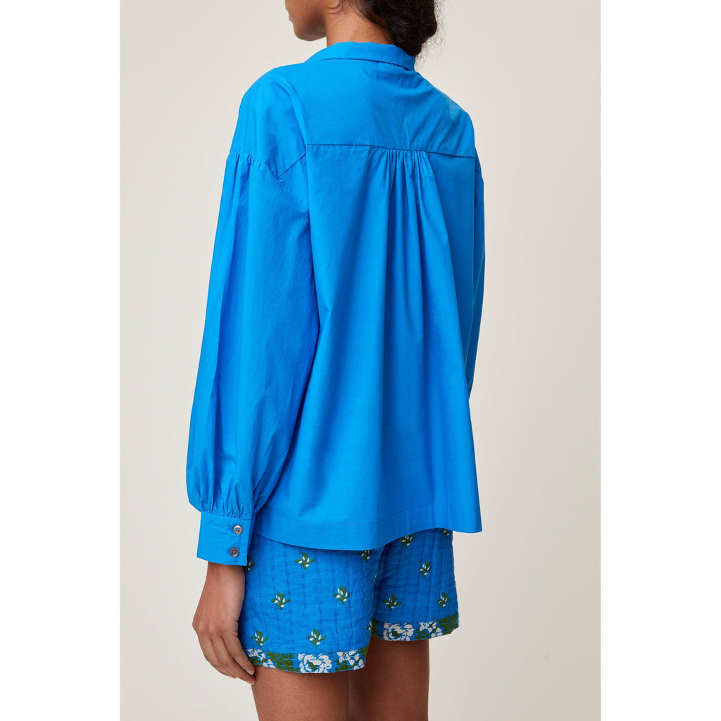 Camisa Malou N°731 - Popelina Blue Worker