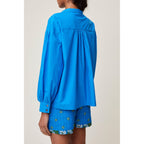 Camisa Malou N°731 - Popelina Blue Worker