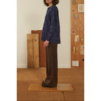 Blouse Nina N°707 - Checks Verone Navy Blue