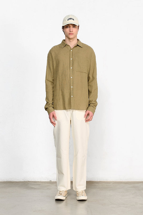 Skjorta Check-In Khaki