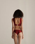 Soutien-Gorge Plongeant Chelsea Park - Red