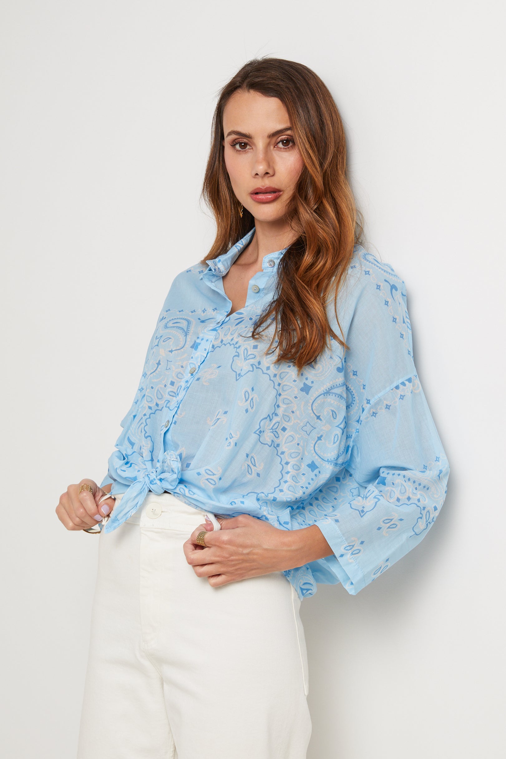 Chemise - Ciel - Femme