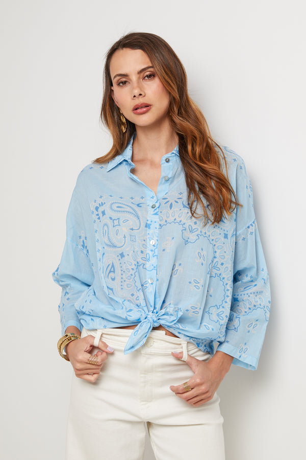 Chemise - Ciel - Femme