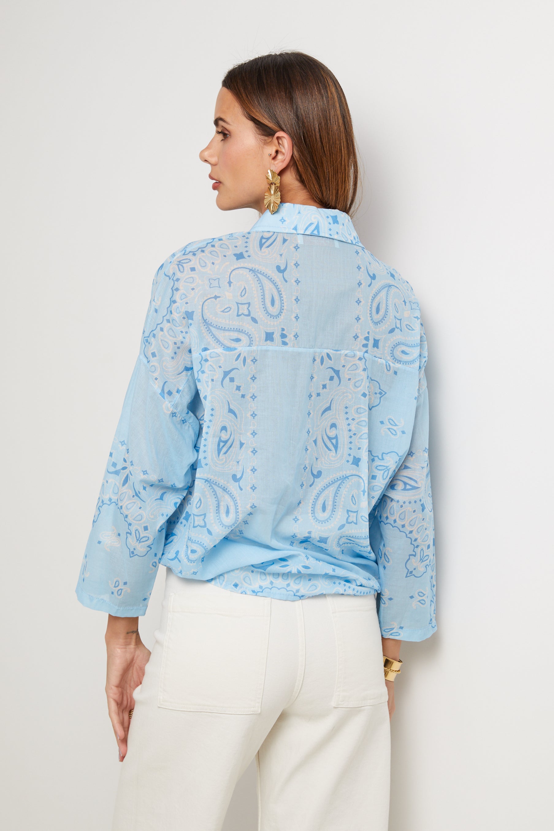 Chemise - Ciel - Femme