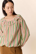 Camisa con tiras circulares