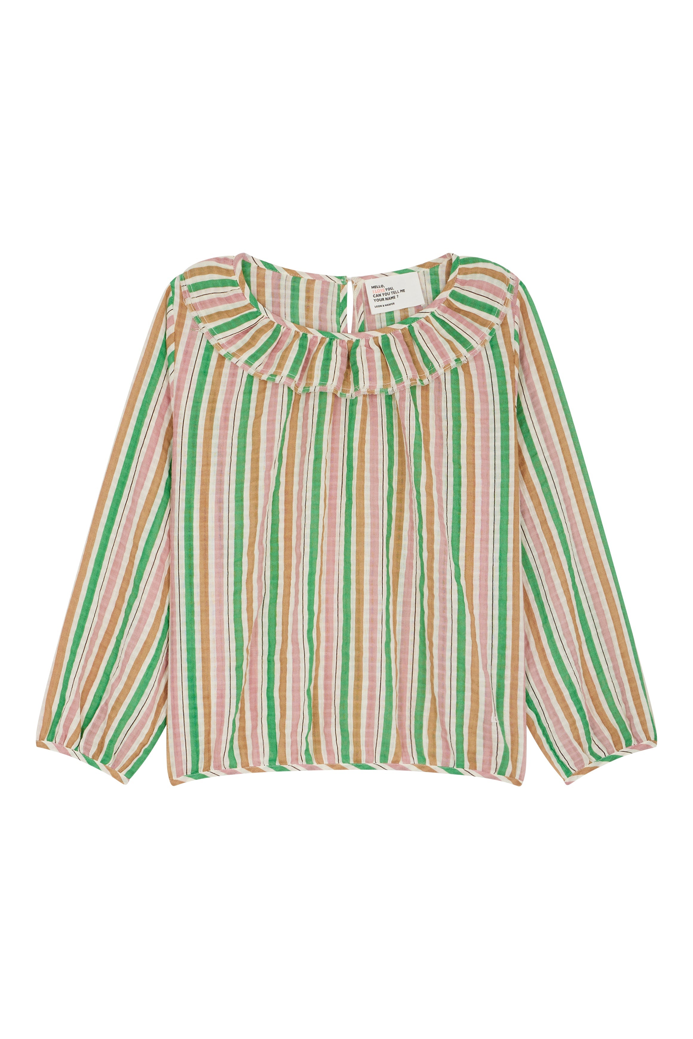 Camisa con tiras circulares