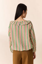 Camisa con tiras circulares