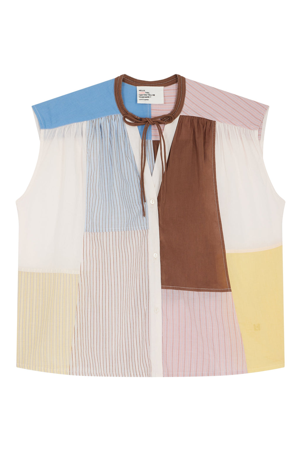 Camisa con parche Coti