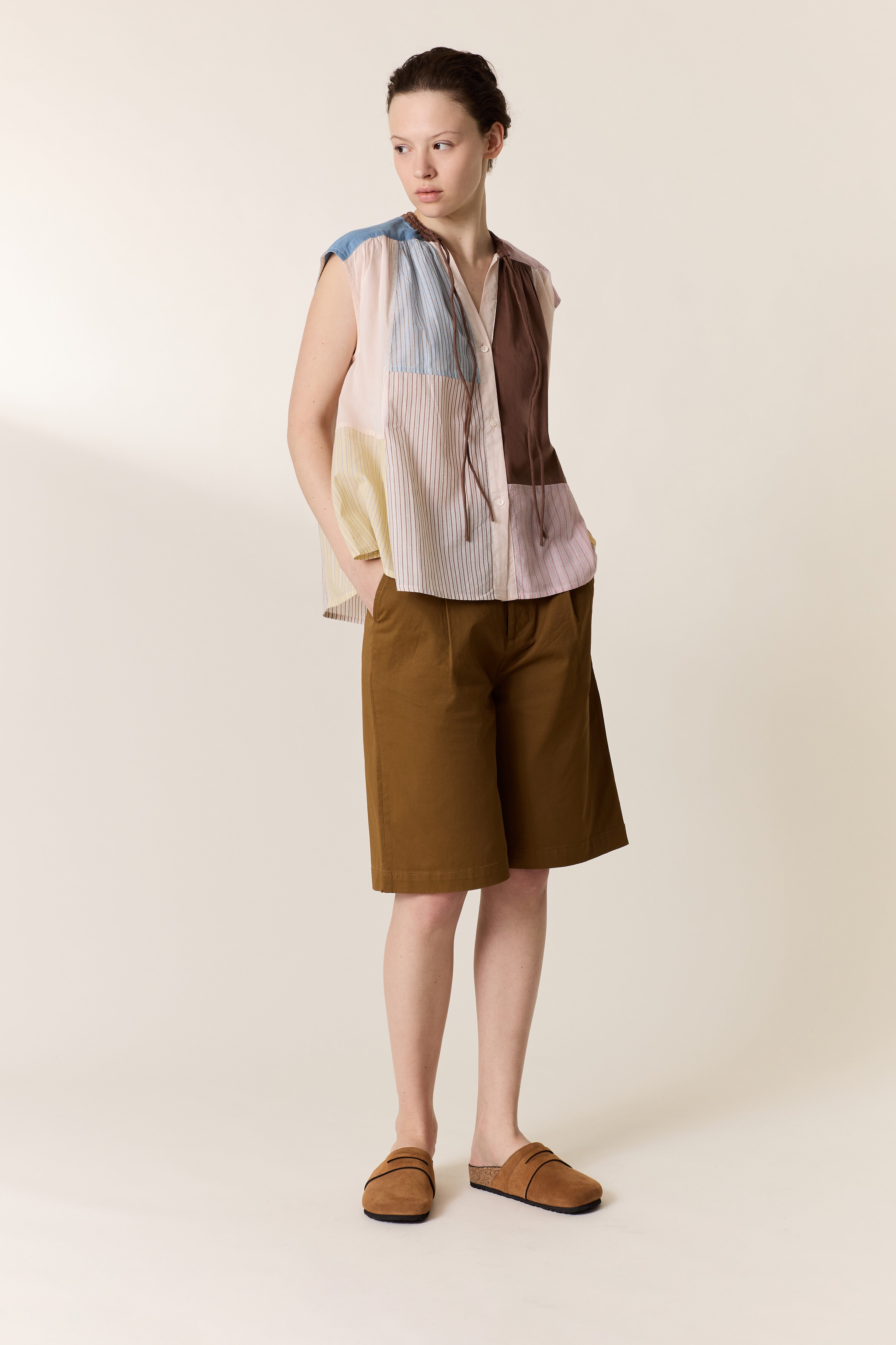 Camisa con parche Coti