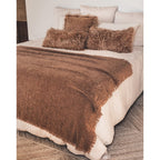 Taie D'Oreiller En Satin De Coton - Beige