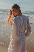 Shirt - Chiara - Ecru Curry Stripe