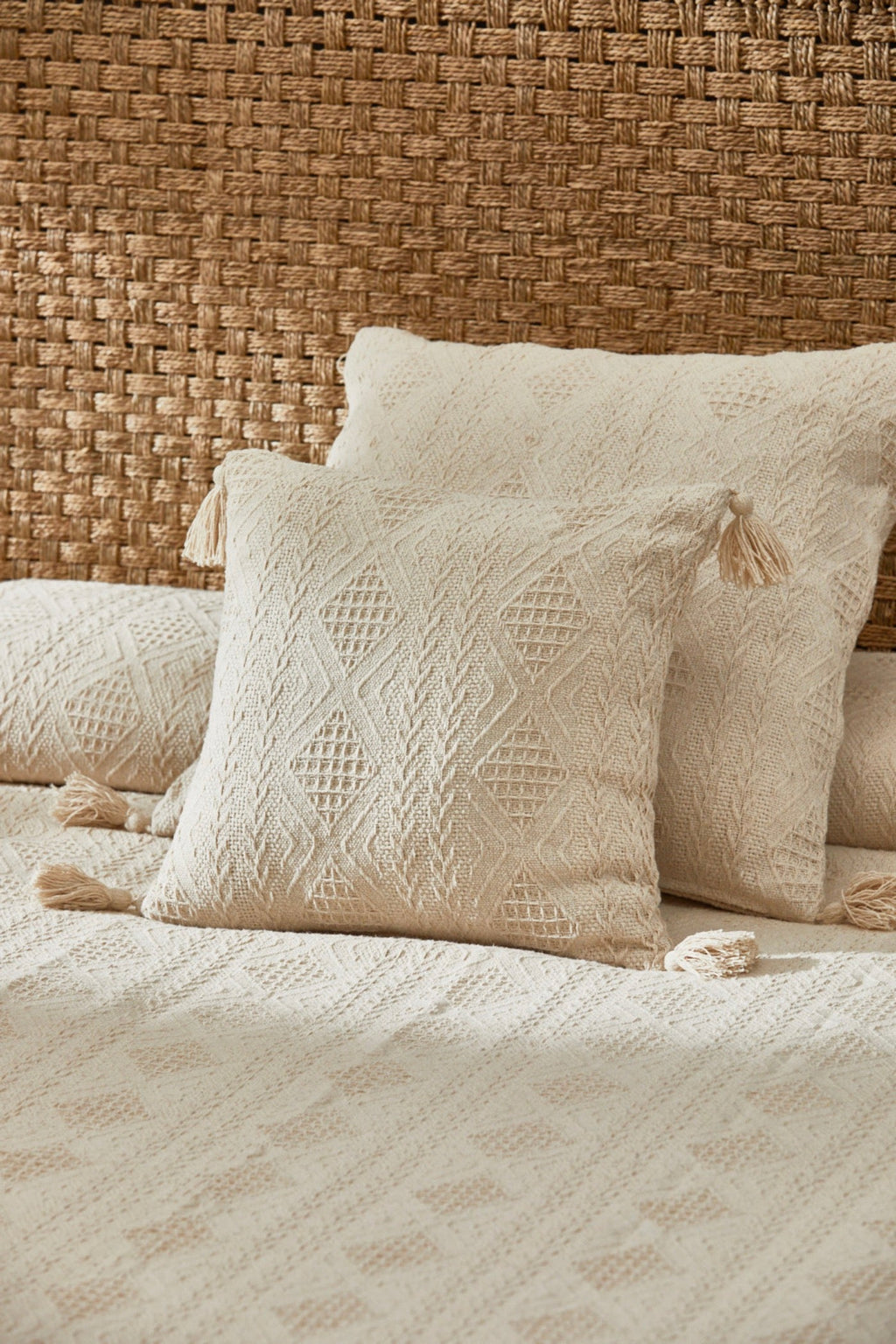 Housse De Coussin Chicago - Écru