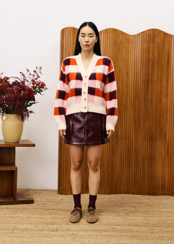 Cardigan Viola - Rosa
