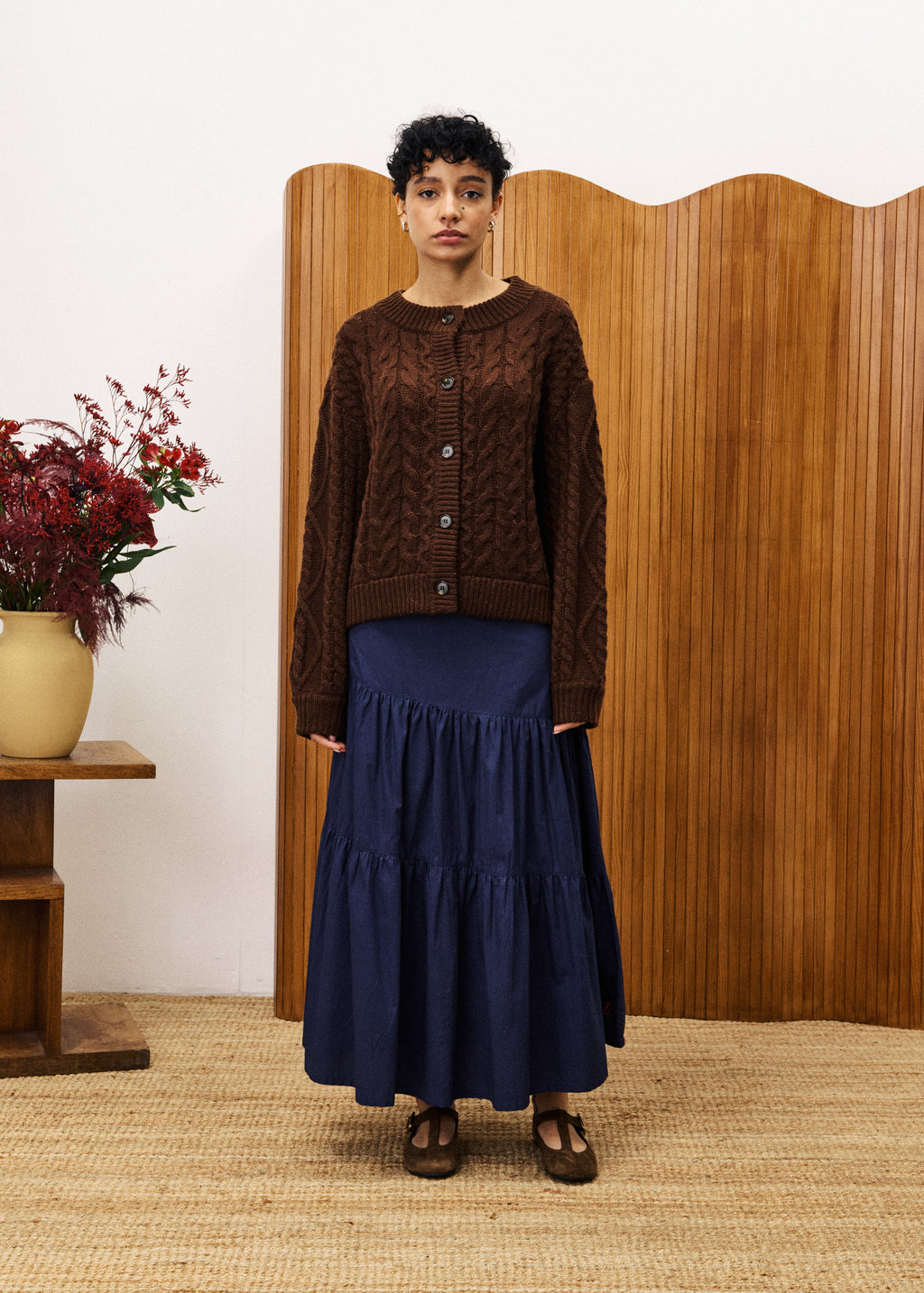 Cardigan Guimauve - Chocolat
